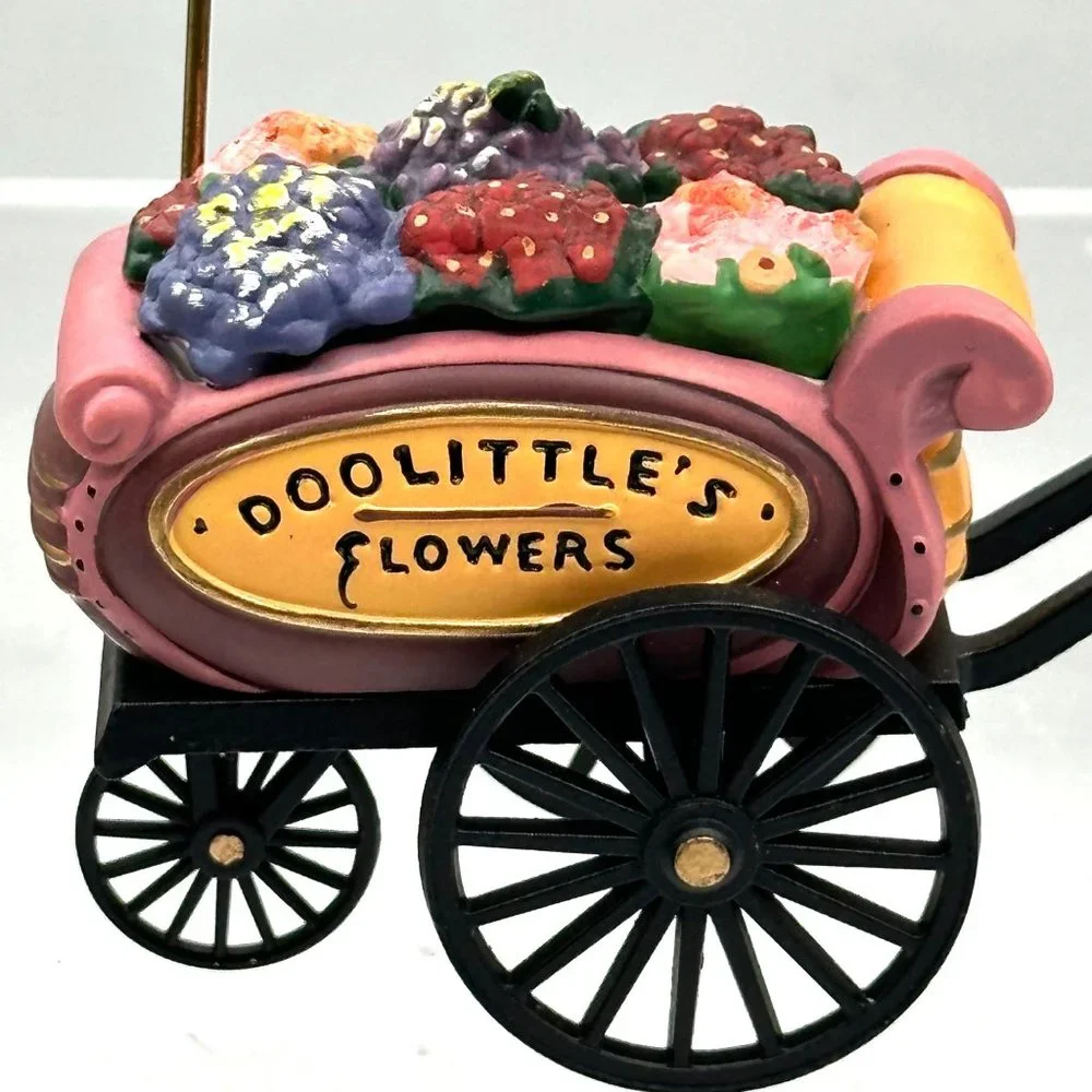 Vintage Department 56 Heritage Village Chelsea Market Flower Monger Cart 58157